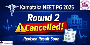 Karnataka NEET PG 2025 Round 2 Allotment Withdrawn; Revised Counselling Result Soon